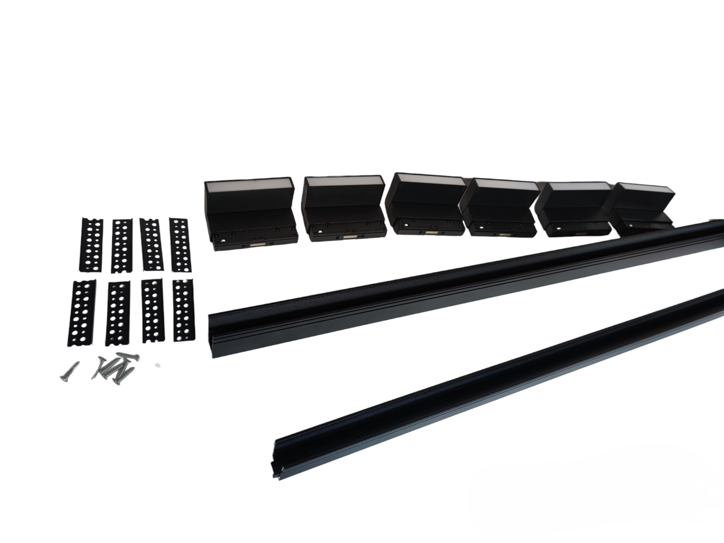 ILLUMIQ TERRA LED Magnetic Track Light 2 Meters 50mm with 6pcs 6W LED Foldable Flood Daylight 6500K 220V Series 20