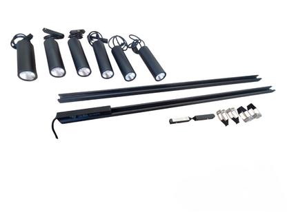 ILLUMIQ TERRA Magnetic Track Light 2 Meters 26mm with 6pcs 6W LED Pendant Track Light 220V Cool White 4000K