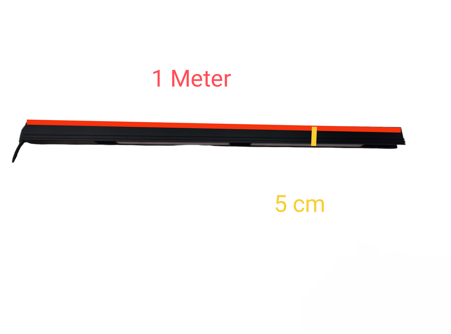 Magnetic Track Light 1 Meter 50mm with 2pcs 12W LED Flood Track Light 220V Daylight 6500K ( ILLUMIQ TERRA)