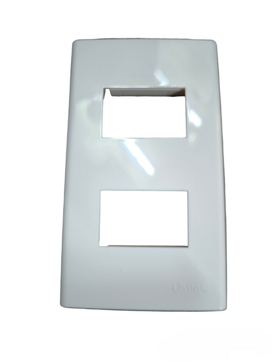 Omni 2 Gang Plate Cover Wide Series WWP-112