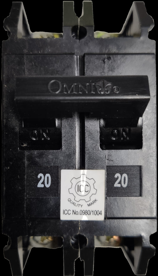 Omni 20A Circuit Breaker Bolt-on Type 2Pole 20A 2P Circuit Breakers