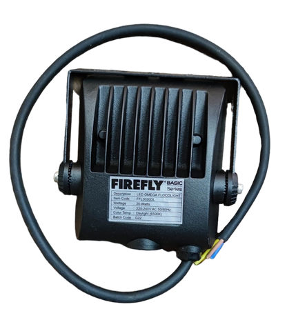 Firefly 20W LED Floodlight 220V Daylight 6500K FFL3020DL Omega Series Flood light