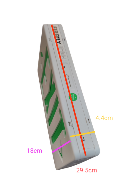 Firefly Double Face Exit Light with Wall/ Ceiling Mount Option FEL228, LED Exit Sign Back to Back