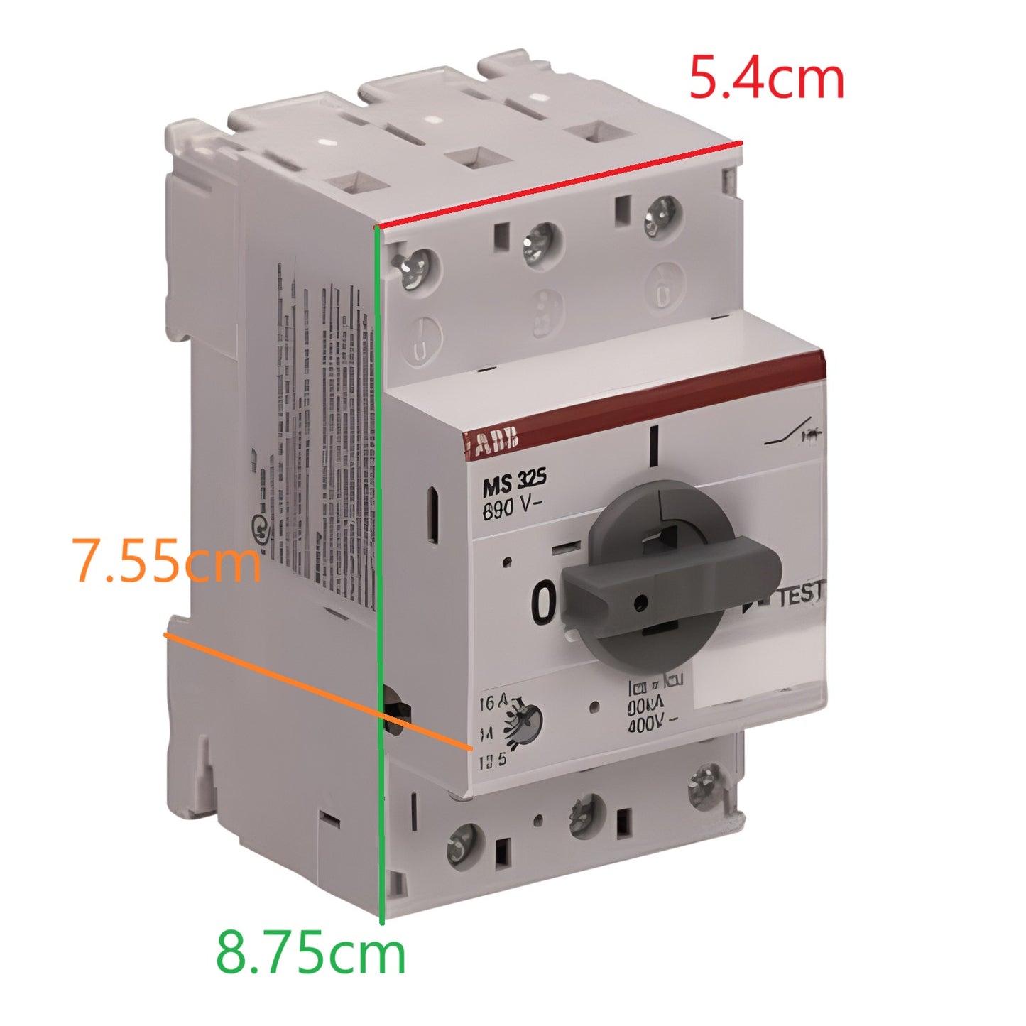 ABB 3 phase 16-20A motor protection switch with compact design for reliable motor control