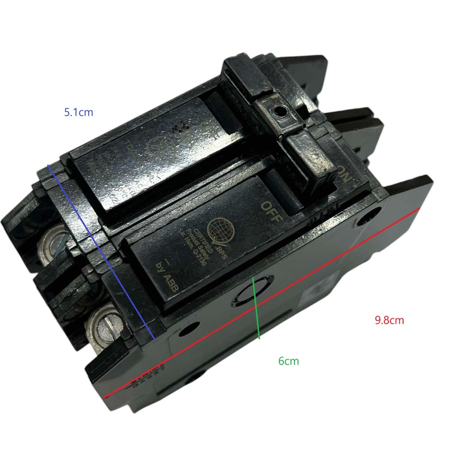 ABB 70A 2 Pole Single Phase Bolt-on 220V Circuit Breaker for reliable electrical protection
