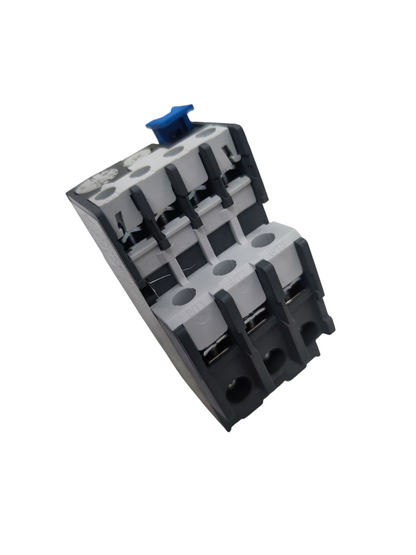 ABB Thermal Overload Relay 7.5-11A three pole modular gray and black relay block with blue reset
