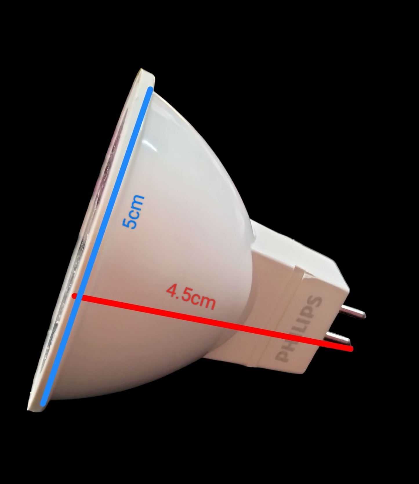 Philips 5W LED MR16 GU5.3 12VDC Daylight  MR-16 LED 5W GU 5.3 12V DC 6500K Daylight