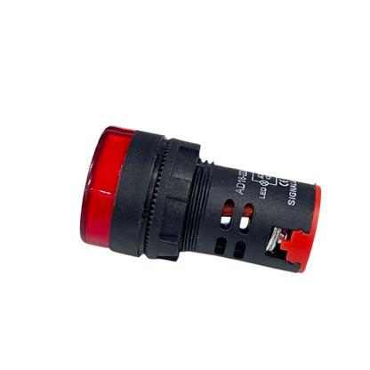 Denko Pilot light 220v RED 22mm panel mount LED indicator lamp for industrial control panels