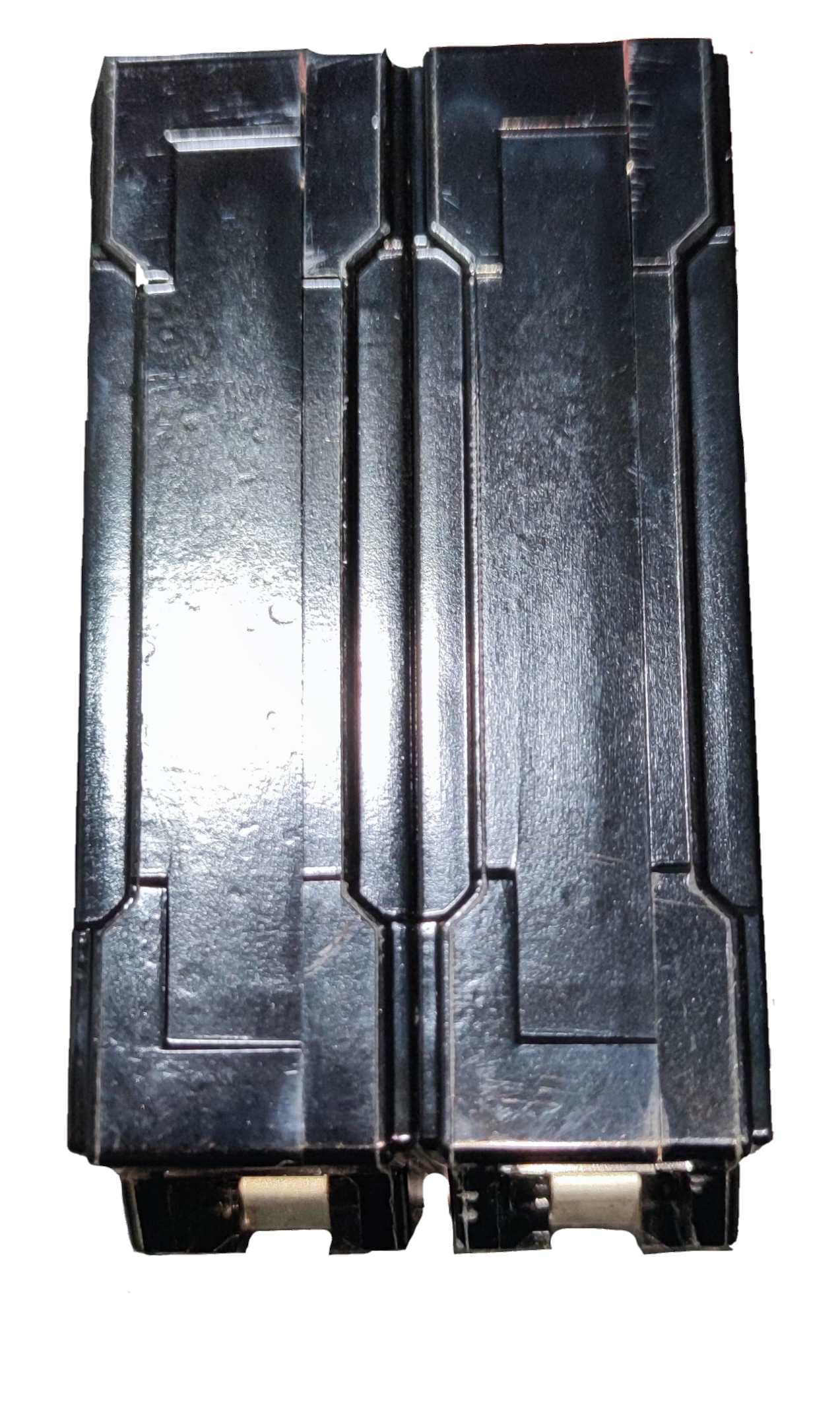 Royu 100A Circuit Breaker 2 Pole Single Phase 10 KAIC 220V Bolt On with Mechanical Lugs RCBB100-60