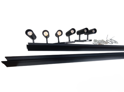 ILLUMIQ TERRA LED Magnetic Track Light 2 Meters 50mm with 6pcs 12W LED Spot Track Light Warm White 3000K 220V Series 20