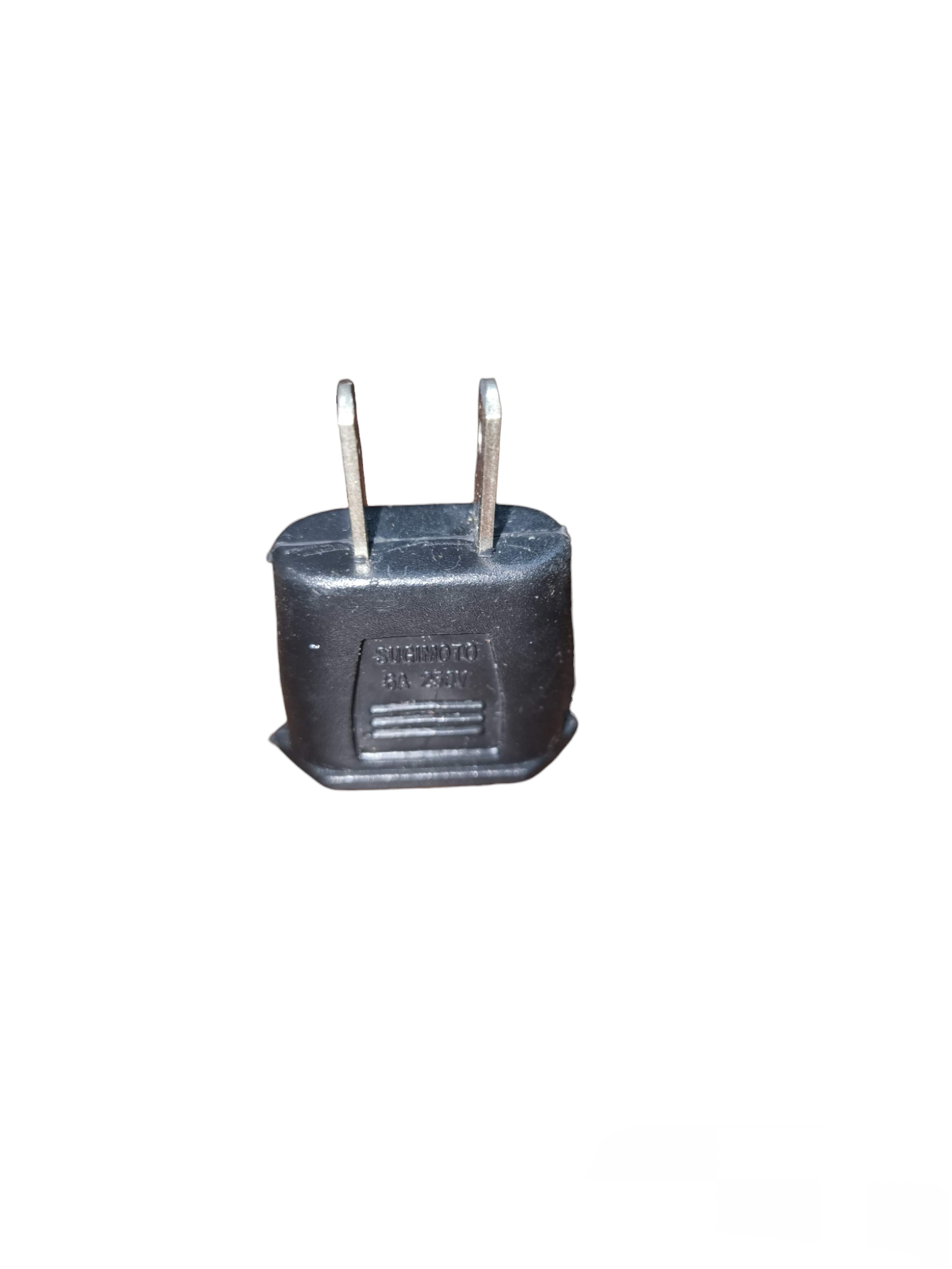 Adaptor for Round to Flat 3A 250V black electrical plug adapter by Electx Electrical Supply