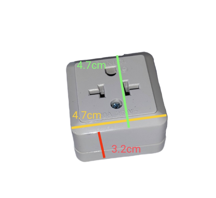 Omni Tandem Outlet Surface Type Single 20A 220V WTO-001
