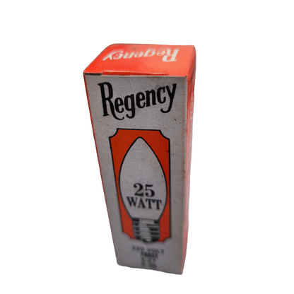 Regency Candle Bulb E27 220V Available in 25W or 40W  Clear or Frosted