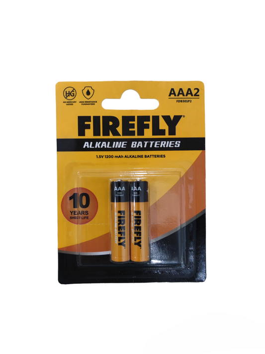 Firefly AAA Alkaline Batteries 1.5V 1200mAh FDB301P2