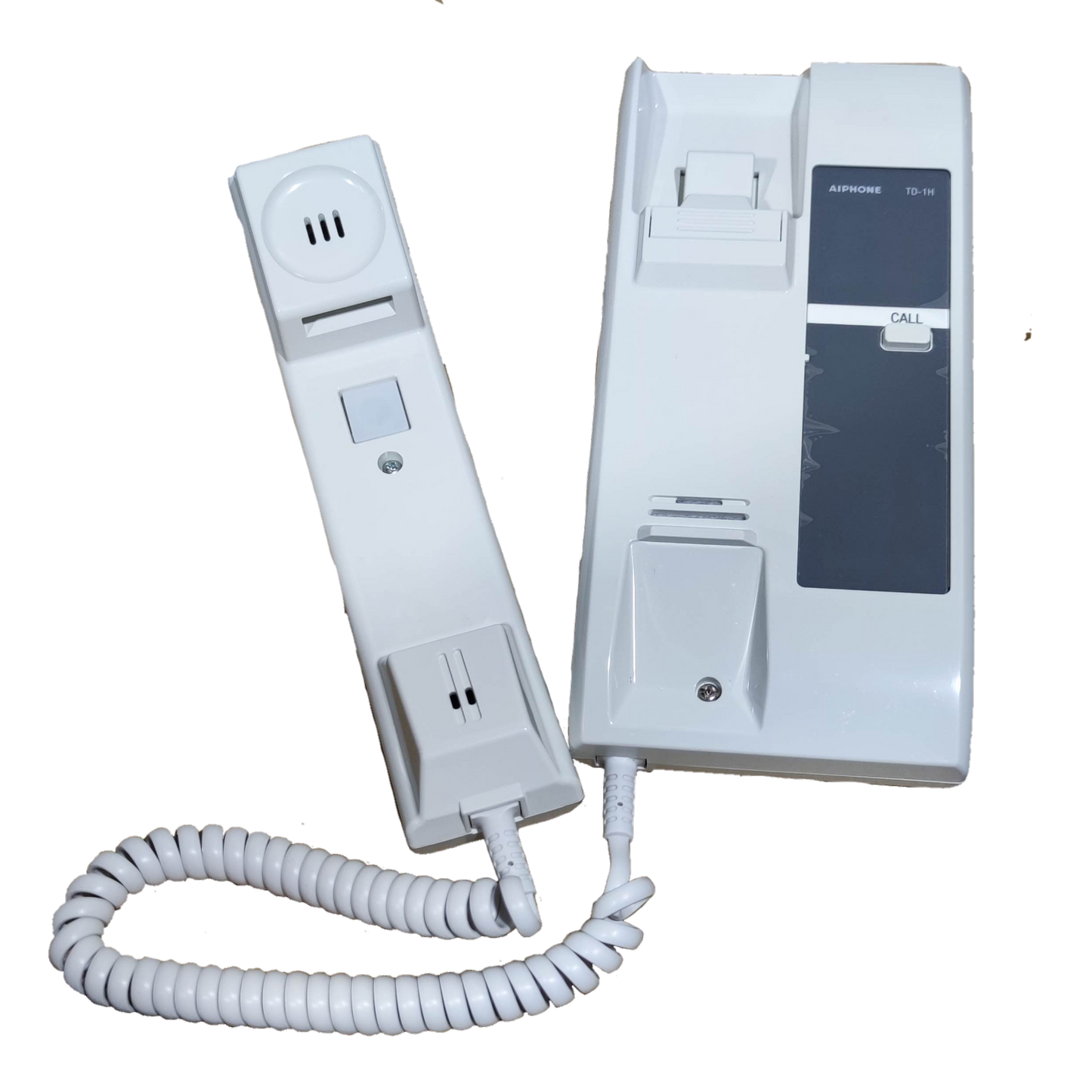 Aiphone 24 Sub station intercom system white wall-mounted intercom with handset and call button