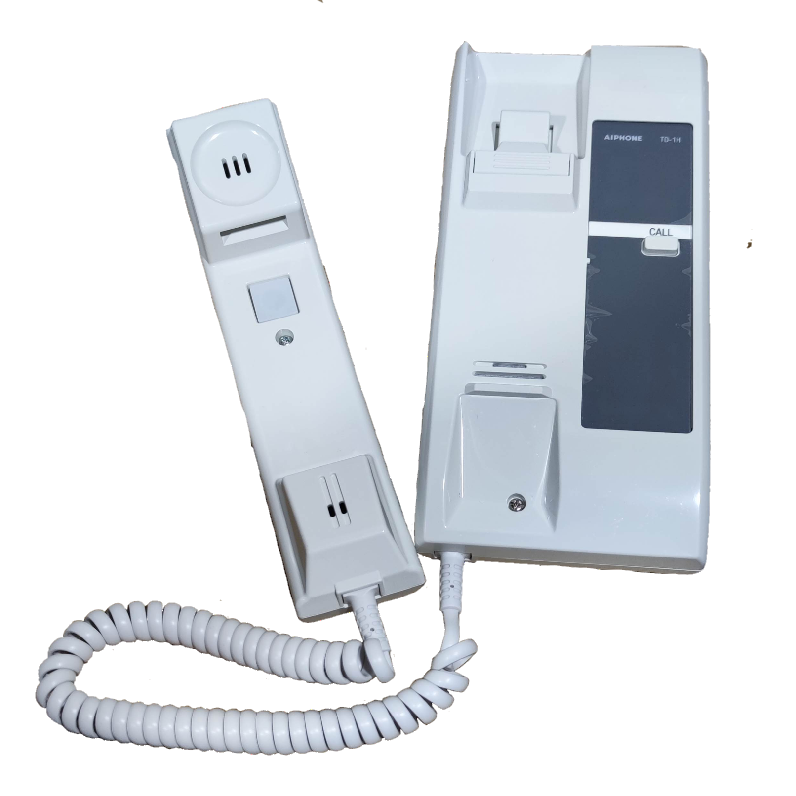 Aiphone 24 Sub station intercom system white wall-mounted intercom with handset and call button