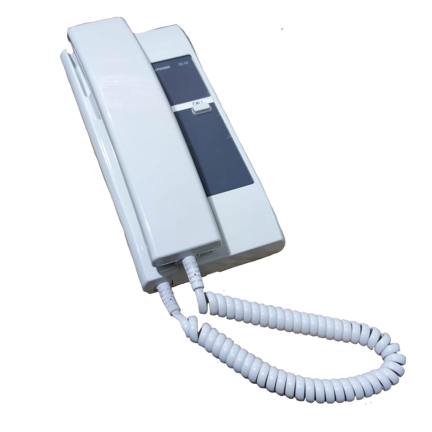 Aiphone 24 Sub station intercom system white handset with coiled cord for security communication