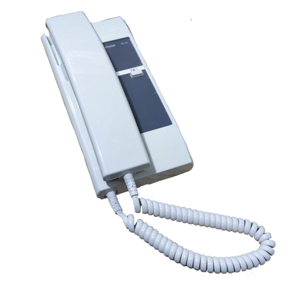 Aiphone 24 Sub station intercom system white handset with coiled cord for security communication