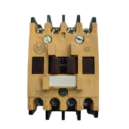Allen Bradley magnetic contactor 10A beige electrical switch with multiple terminal connections
