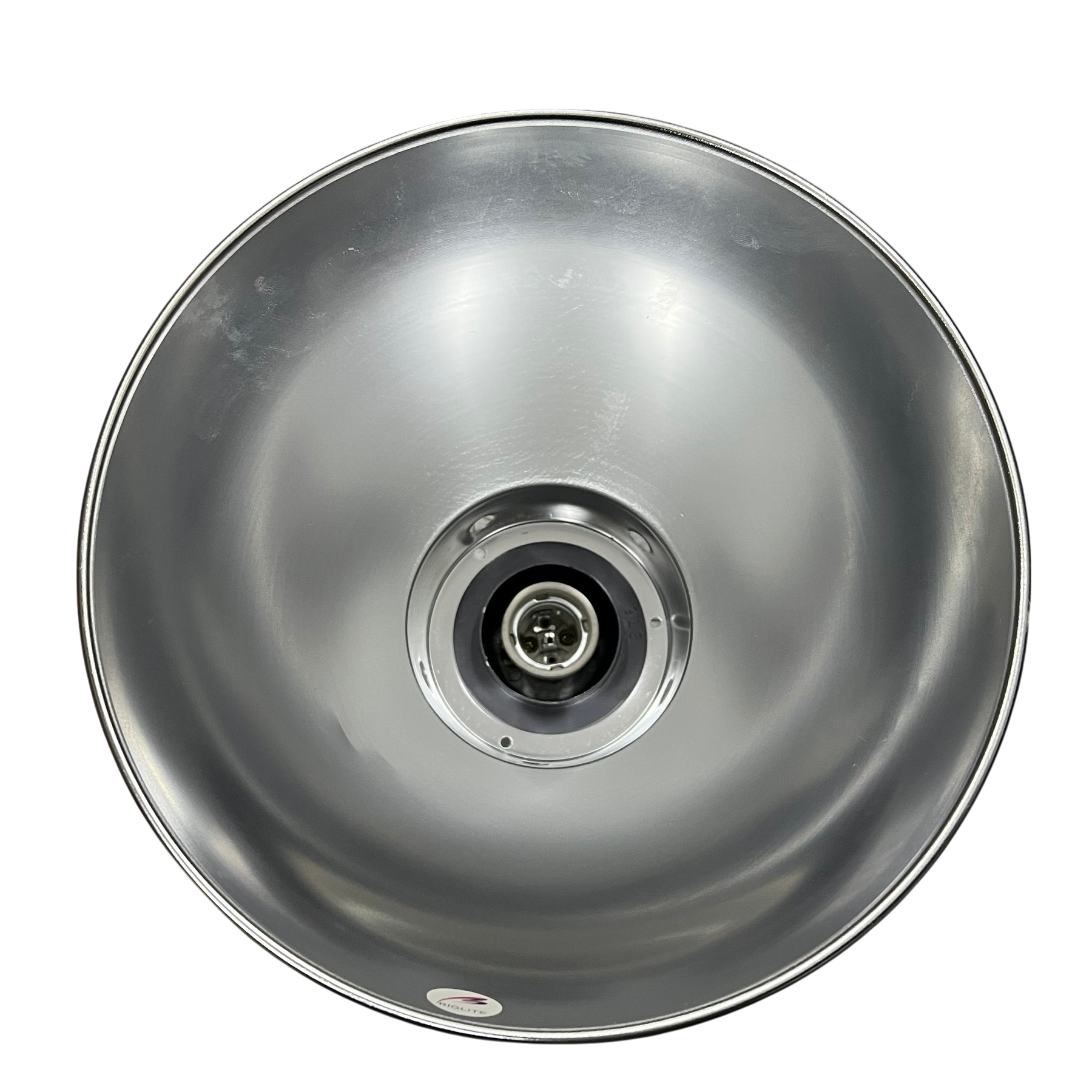 10 inch aluminum reflector E27 socket lighting installation accessory by Biglite in metallic finish