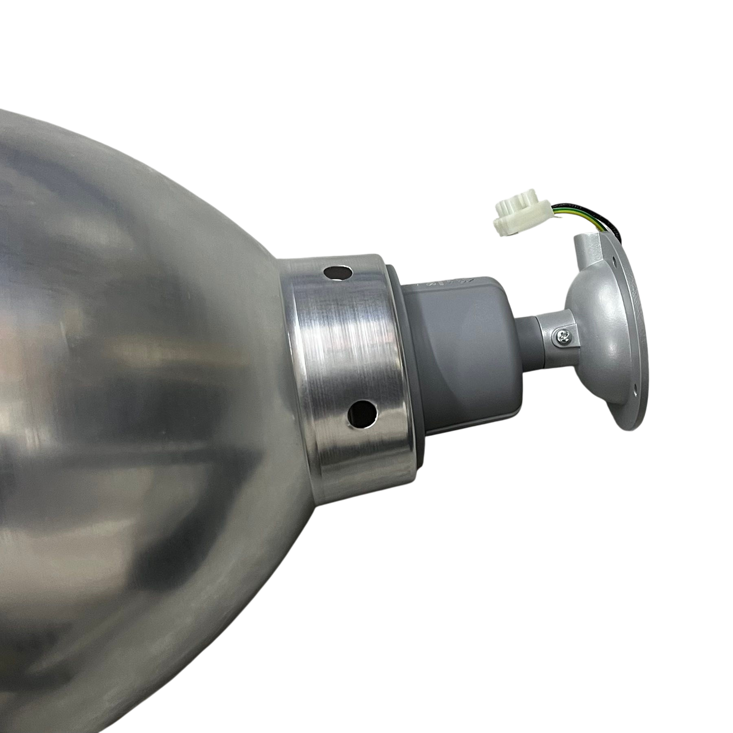 12 inch aluminum reflector from Biglite and Omni with mounting bracket and electrical connector