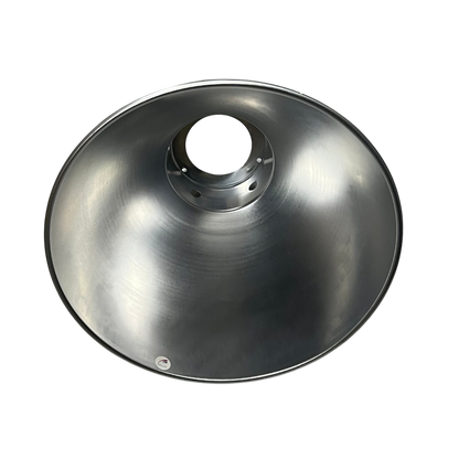 12 inch aluminum reflector lamp cover by Biglite for ceiling lights with a wide reflective surface