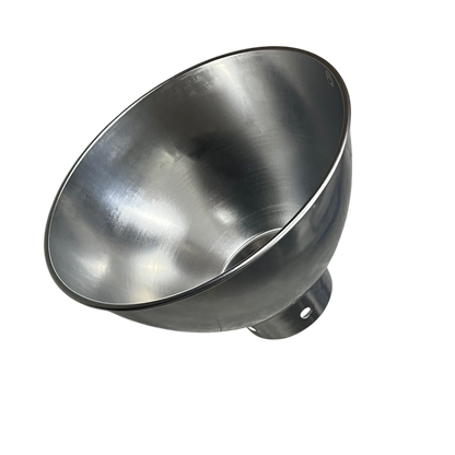 Biglite 12 inch aluminum reflector lamp cover for ceiling lights with shiny metallic finish