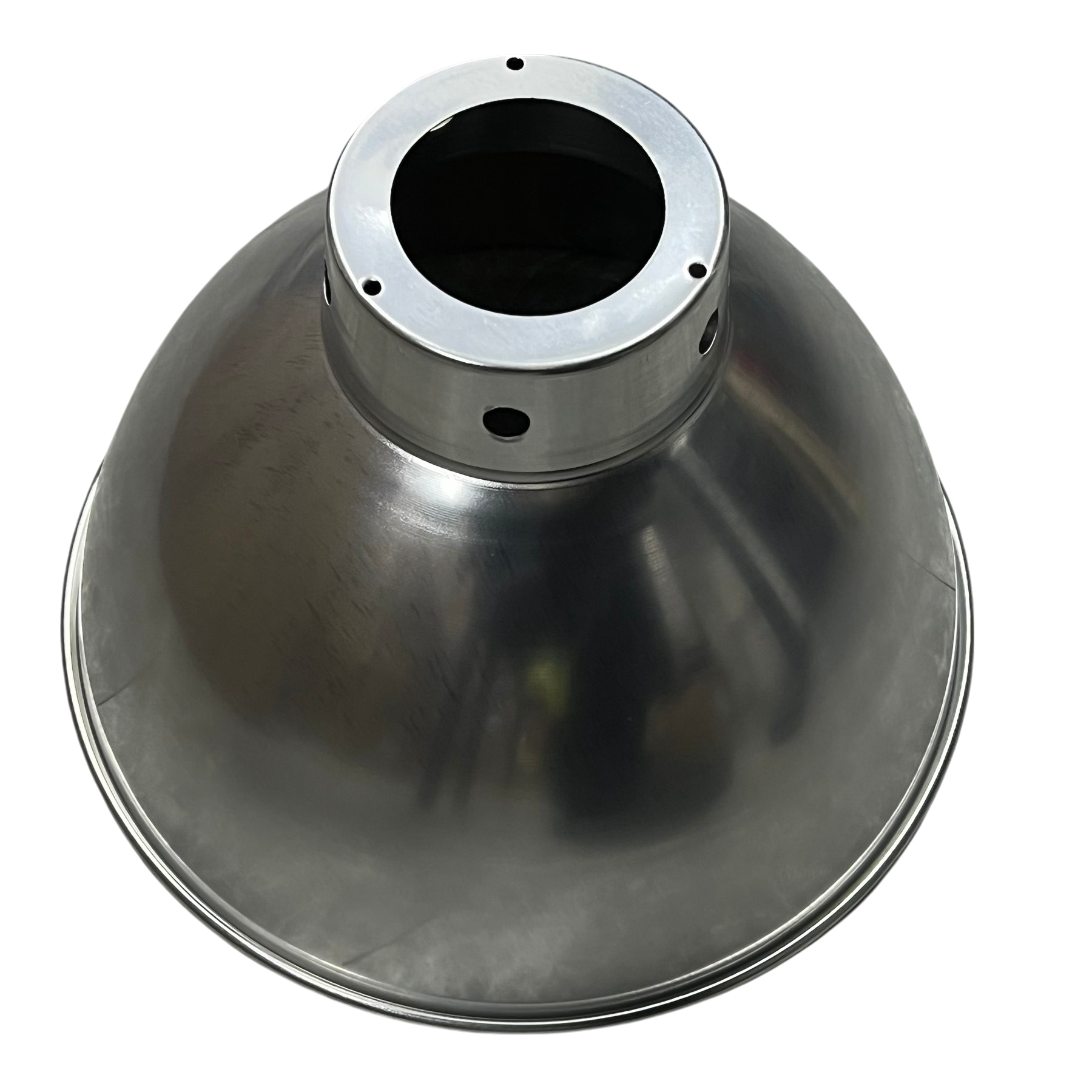 Biglite 12 inch aluminum reflector lamp cover for ceiling lights in metallic finish