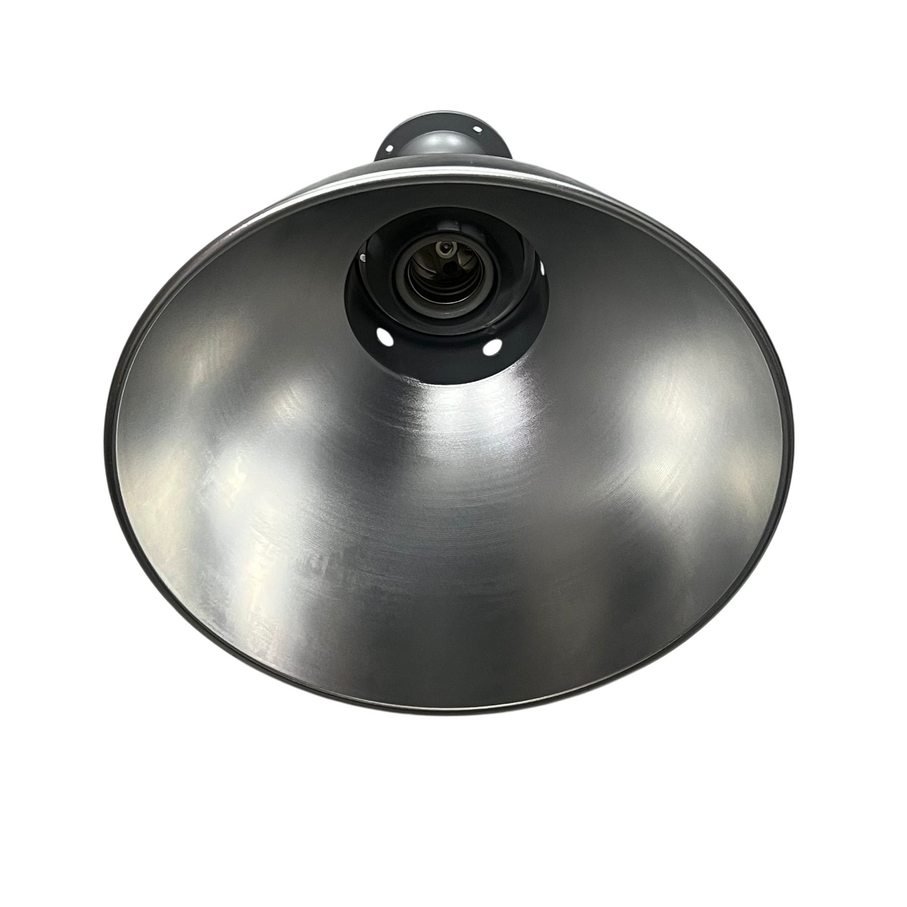 12 inch aluminum reflector lighting accessory with reflective inner surface for focused light