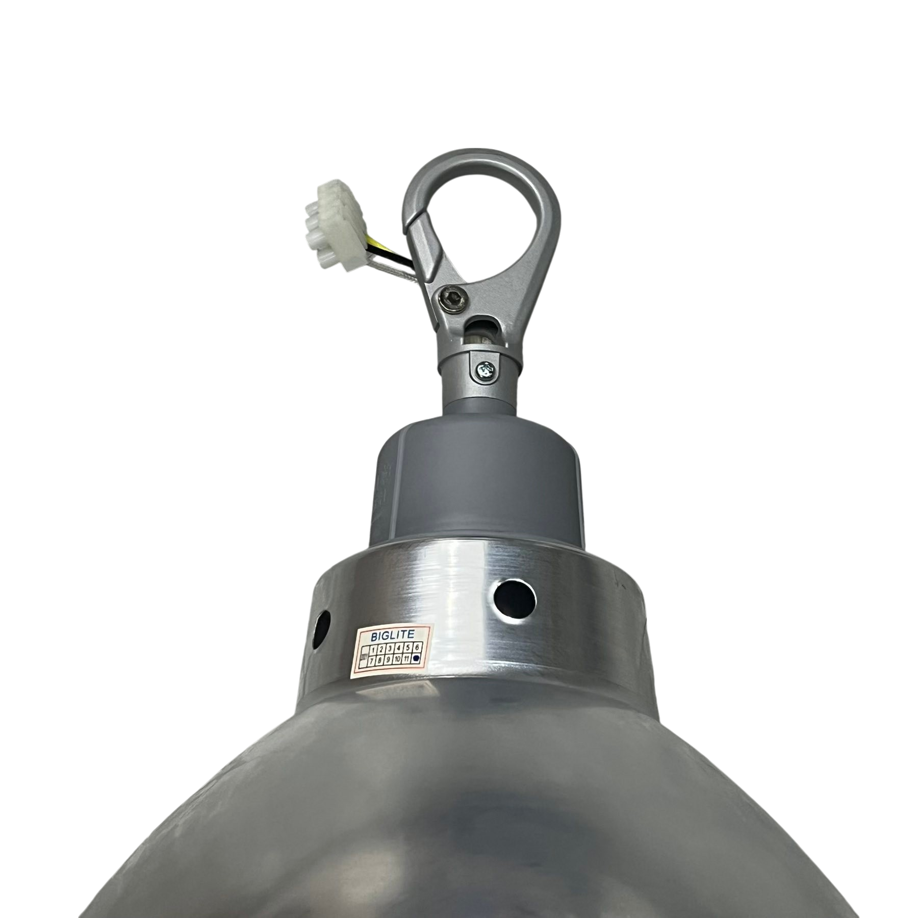 12 inch aluminum reflector with E40 socket lighting installation accessory by Biglite and Omni