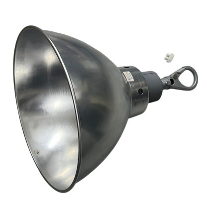 12 inch aluminum reflector with E40 socket lighting accessory by Biglite and Omni for industrial installations