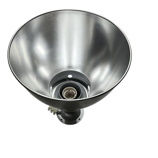 10 inch aluminum reflector with E27 socket by Biglite for lighting installation and accessories