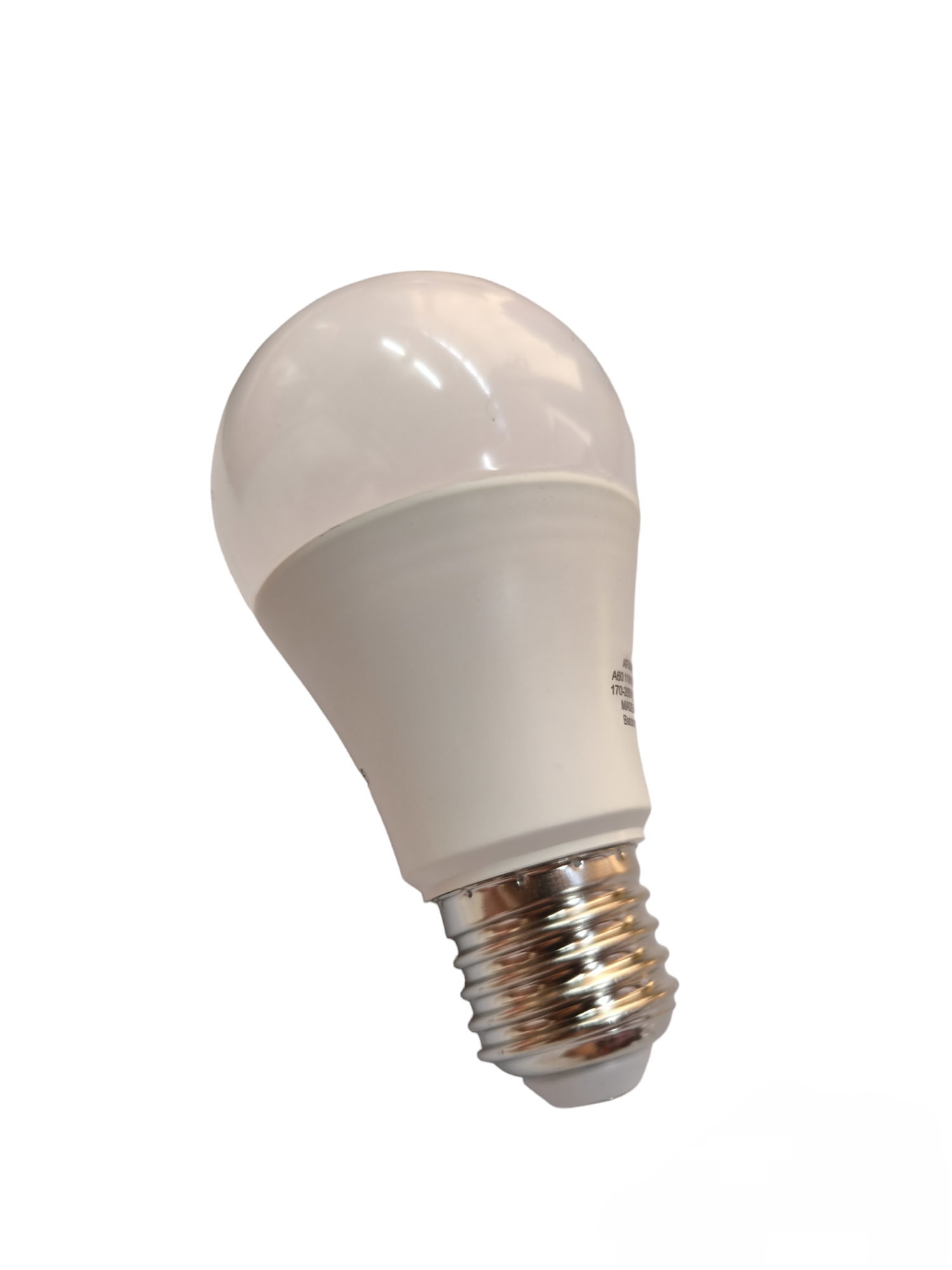 Ambi-fx 11W E27 LED bulb with frosted glass and metal screw base for energy-efficient lighting