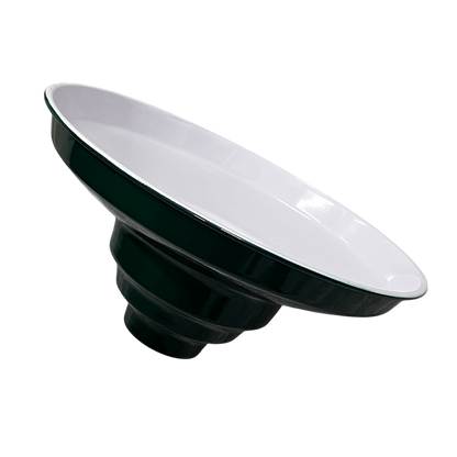 Amco 12 Inch green lamp cover with white interior for lighting installation and accessories