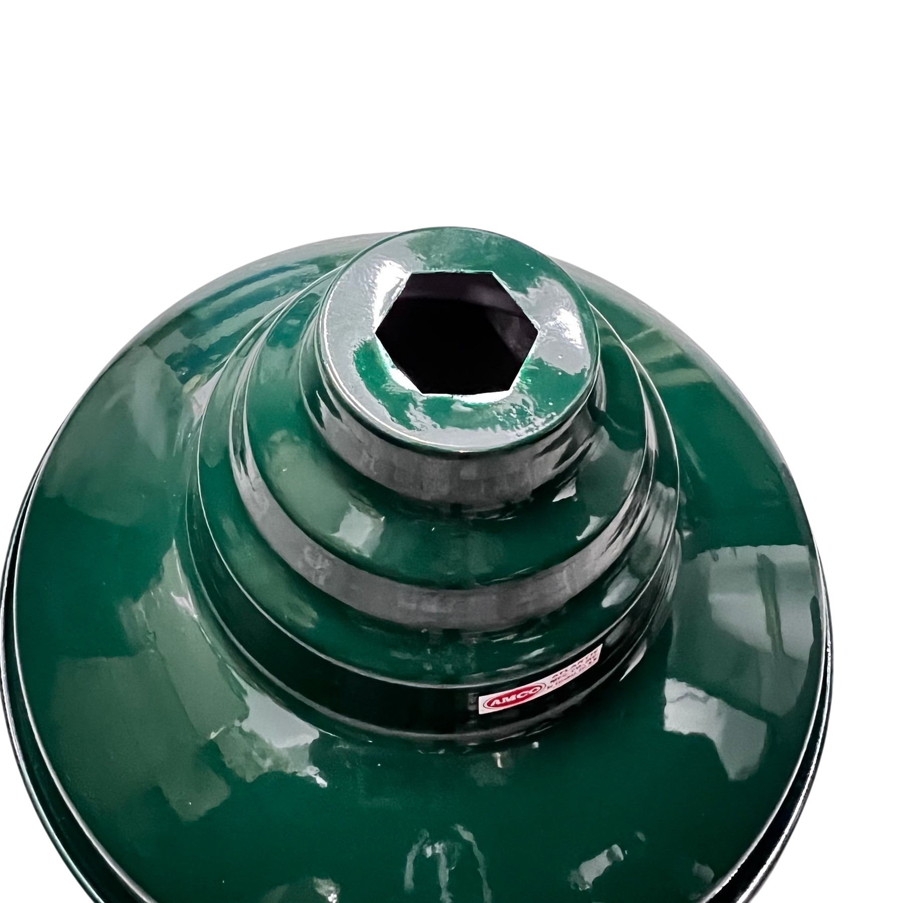 Amco 12 Inch green lamp cover for lighting installation and accessories with glossy finish