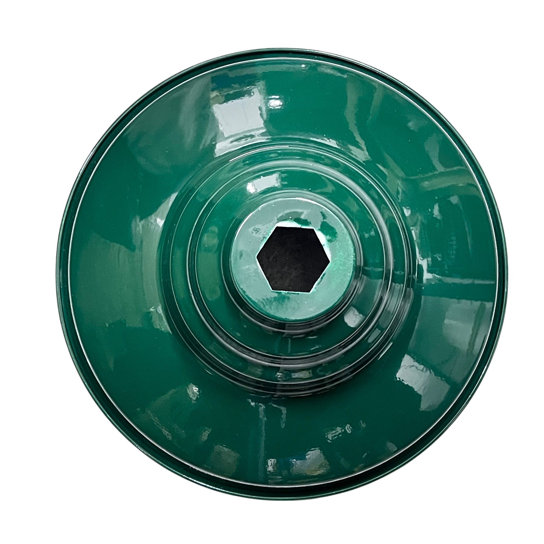 Amco 12 Inch green lamp cover lighting installation accessory with glossy finish