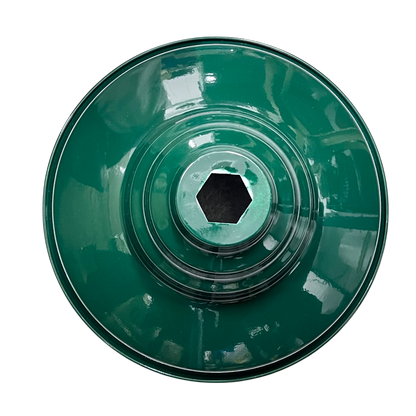 Amco 12 Inch green lamp cover lighting installation accessory with glossy finish