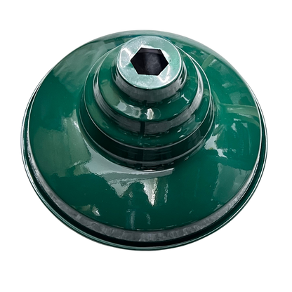 Amco 12 Inch green lamp cover with metallic center for lighting installation accessories