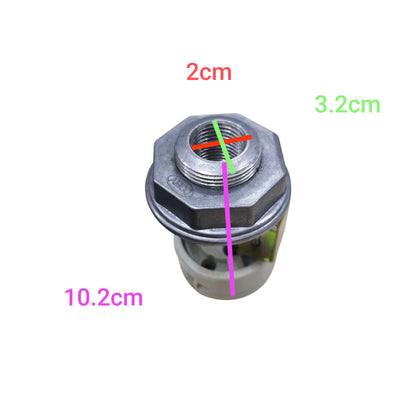 Amco E27 light socket long conduit with measurements 10.2cm by 3.2cm for lighting installations