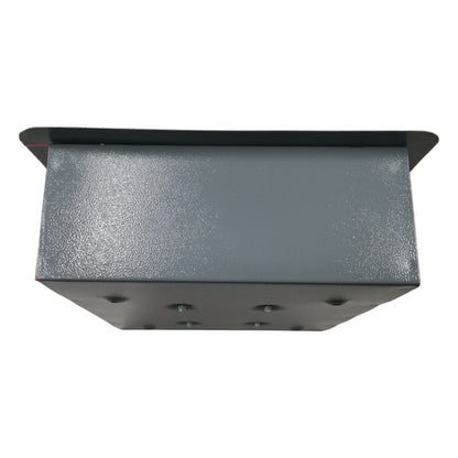 Top view of a sturdy 2x2 panel board for GE breakers designed for electrical circuits