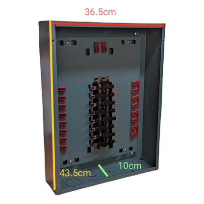 America 8 Branches Panel Board Center Main for 2 Pole Bolt on Circuit Breaker Surface Mounted or Flush Mounted