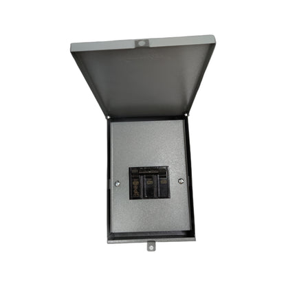 GE 3 phase circuit breaker with enclosure for electrical protection and distribution