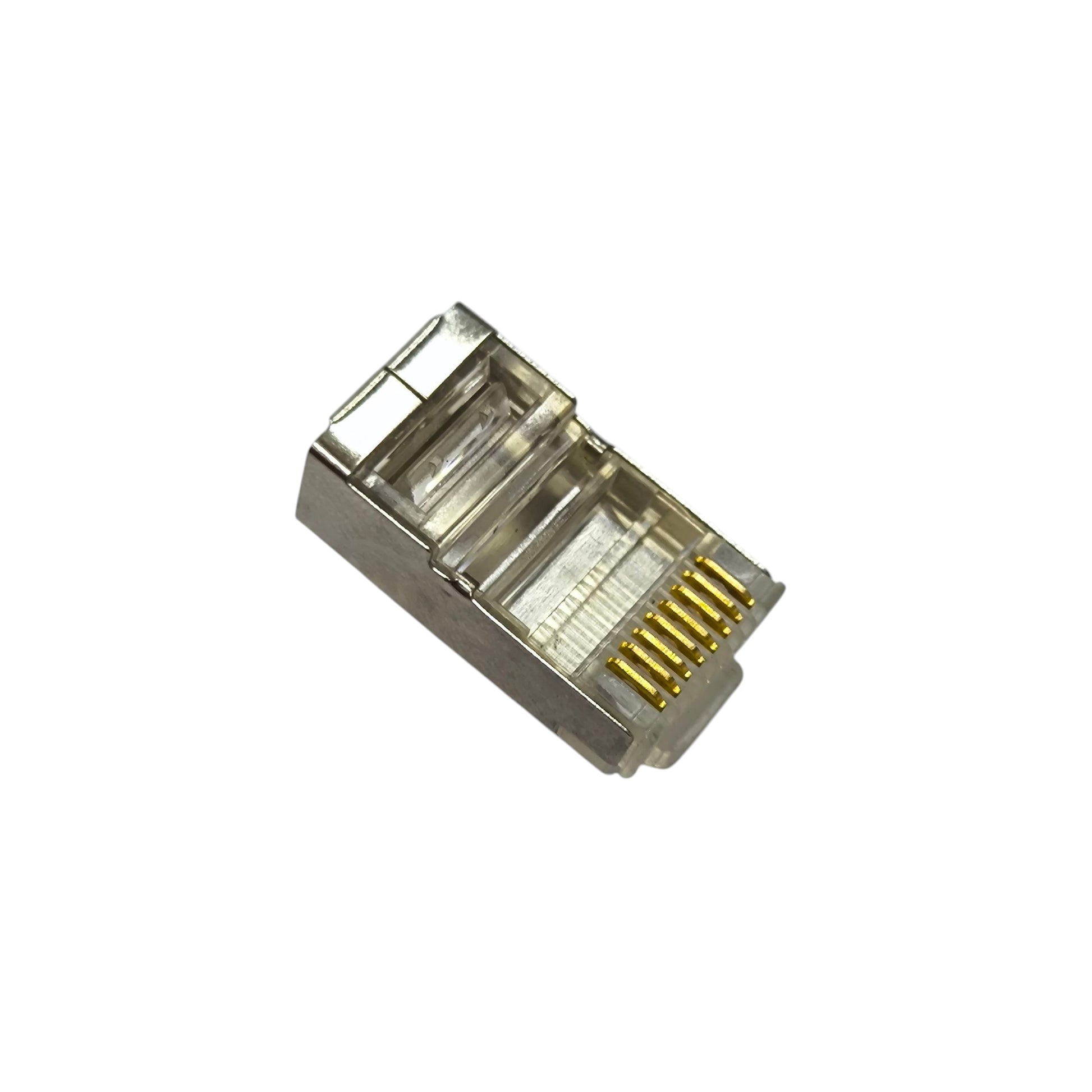 AMP CAT5e shielded RJ45 connector for reliable network connections and reduced interference