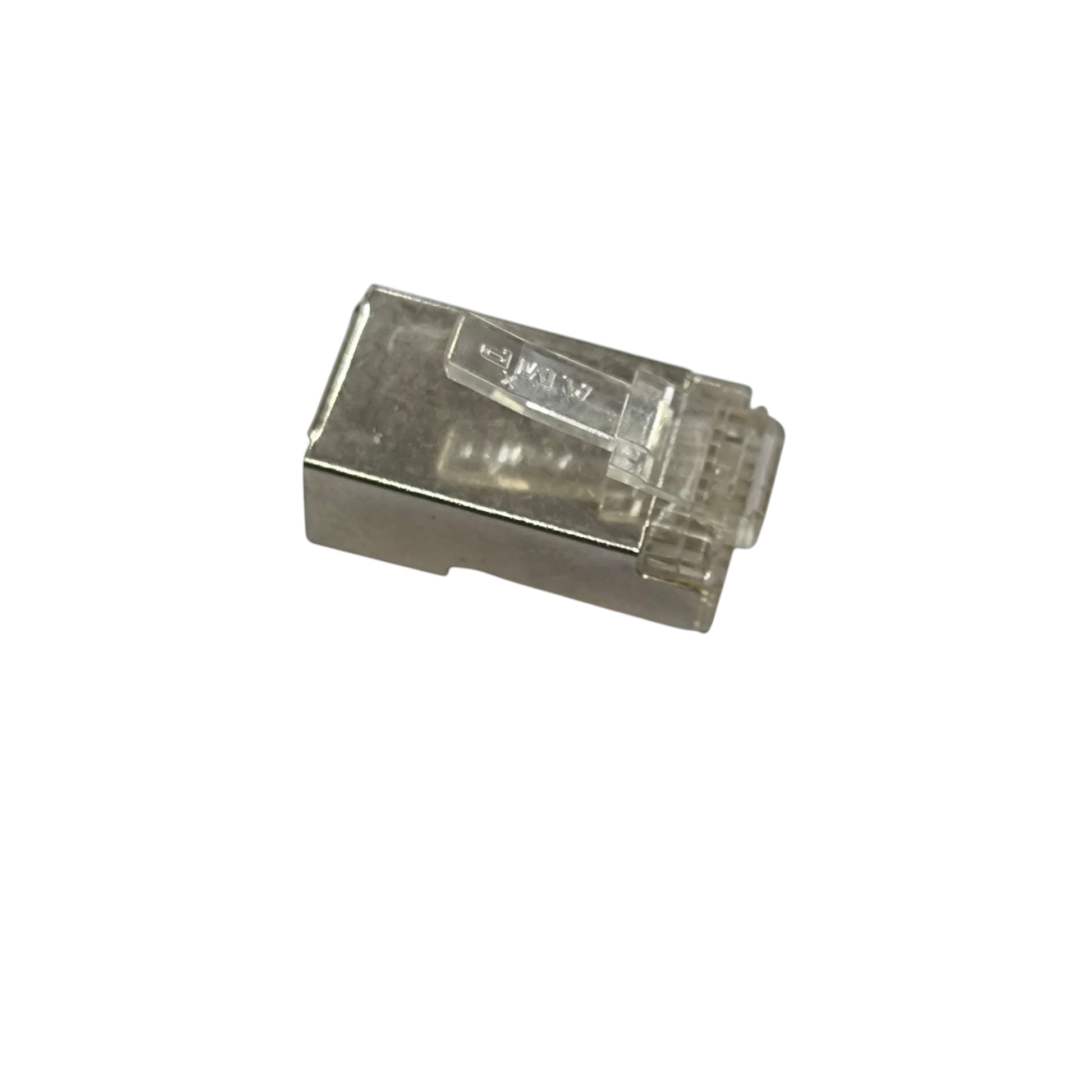 AMP CAT5e shielded RJ45 connector for secure Ethernet connections and enhanced data transmission