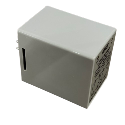 Anly 3 phase voltage relay white rectangular plastic enclosure with wiring diagram and pins