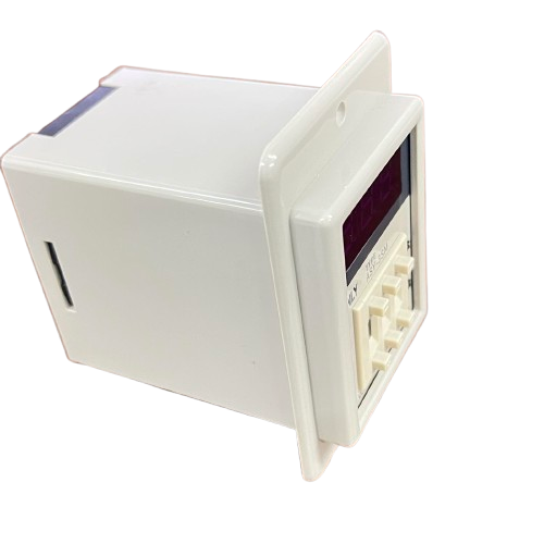Anly digital timer 220V white panel mount programmable timer with LCD display and push buttons
