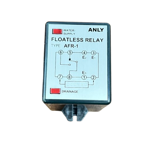 Anly floatless relay AFR-1 220V top view electrical relay module with wiring diagram water supply drainage
