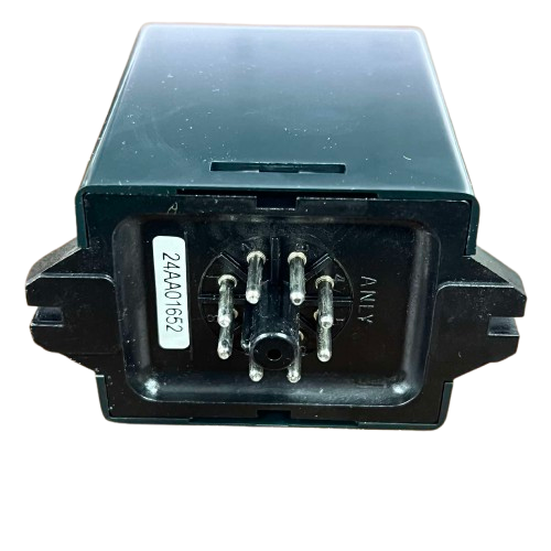 Anly floatless relay AFR-1 220V black plastic module with six metal terminals and mounting flanges