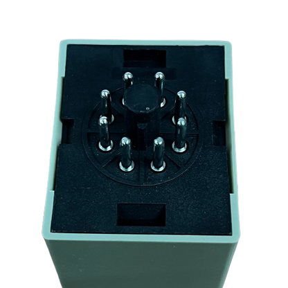 Anly multi range timer 220V industrial plug in timer relay with eight pin socket for control panels