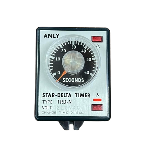 Anly Star Delta Timer TRD-N industrial time relay with 0 to 60 seconds dial and plastic knob